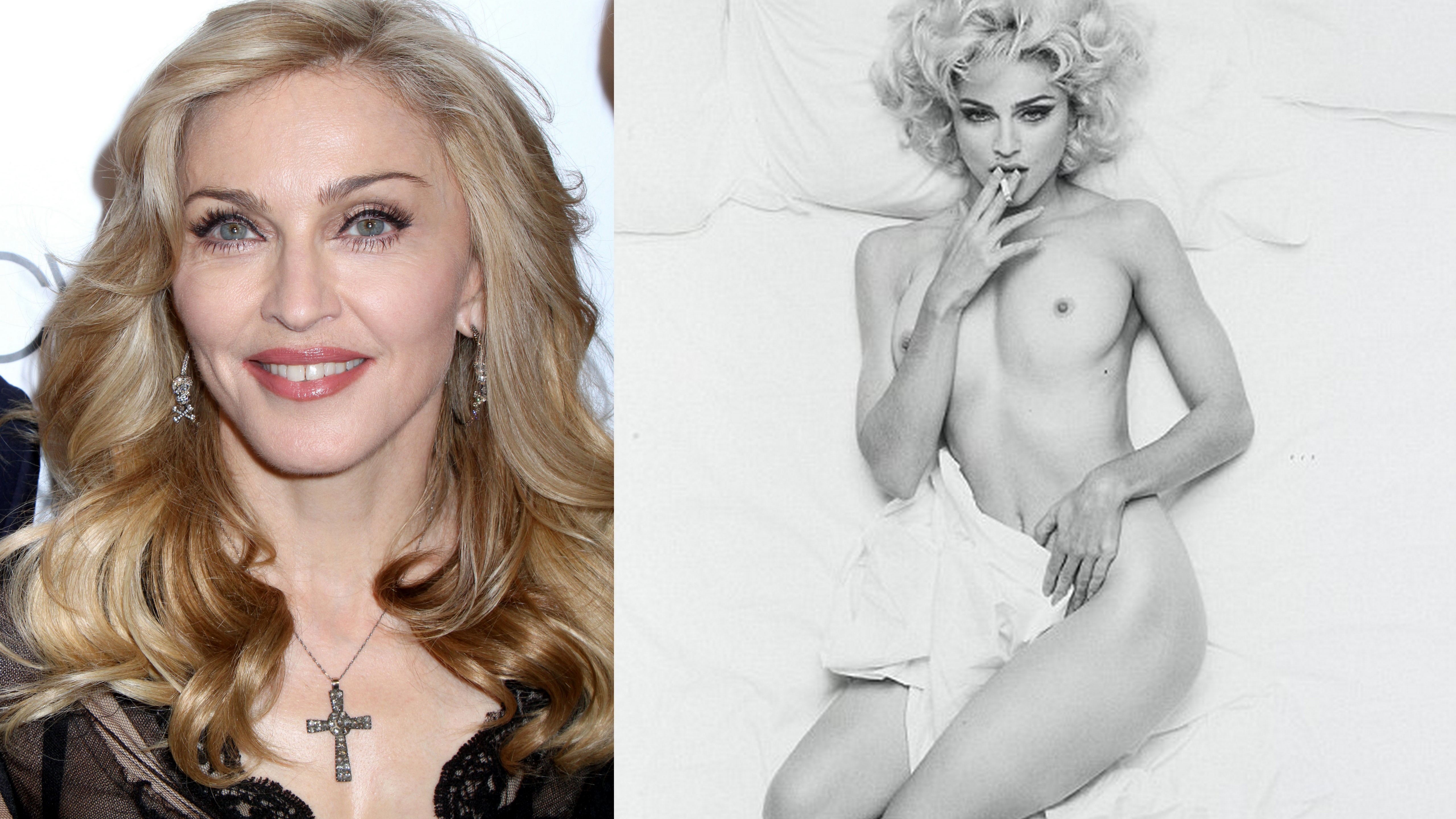 Madonna_speváčka_koláž_nahá_dražba_kupca_foto